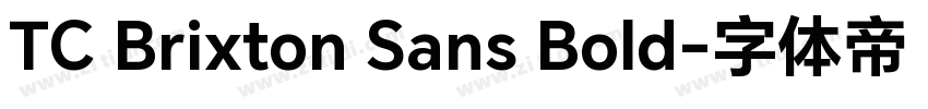 TC Brixton Sans Bold字体转换